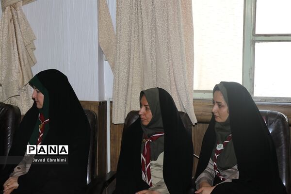 پیش اردوی دانش آموزان دختر پیشتاز خراسان رضوی شرکت کننده در اردوی ملی