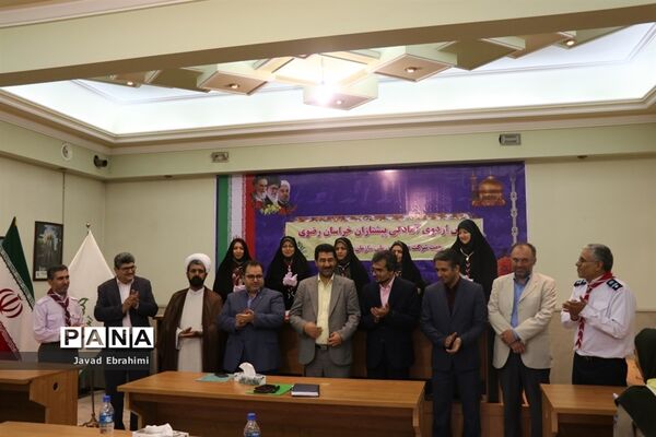 پیش اردوی دانش آموزان دختر پیشتاز خراسان رضوی شرکت کننده در اردوی ملی