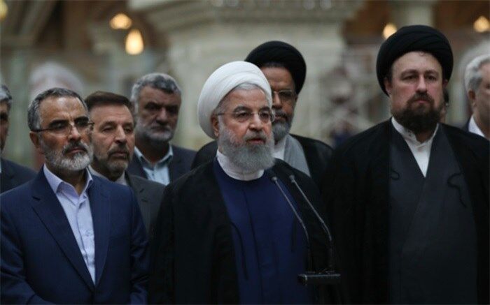 روحانی: امام هیچ‌گاه نگفت که همه با من، بلکه همیشه عنوان  همه با هم بودن را به‌کار می‌برد