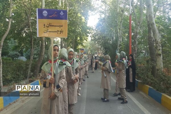افتتاحیه اردوی ملی پیشتازان دختر، اردوگاه شهید باهنر تهران