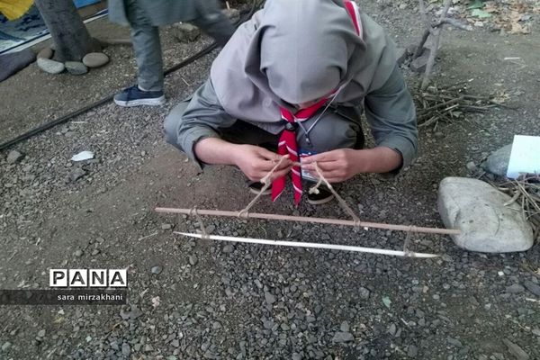 حضور فعال پیشتازان دختر استان مرکزی در هشتمین  اردوی ملی