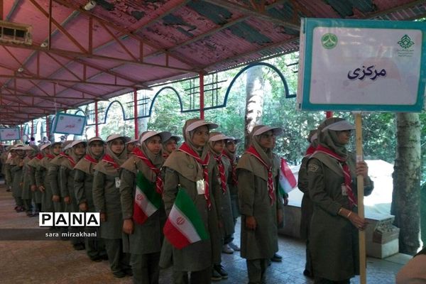 حضور فعال پیشتازان دختر استان مرکزی در هشتمین  اردوی ملی