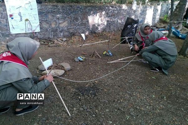 حضور فعال پیشتازان دختر استان مرکزی در هشتمین  اردوی ملی