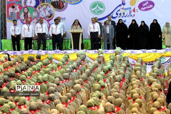 حضور پیشتازان دختر خوزستان در اردوی ملی تهران