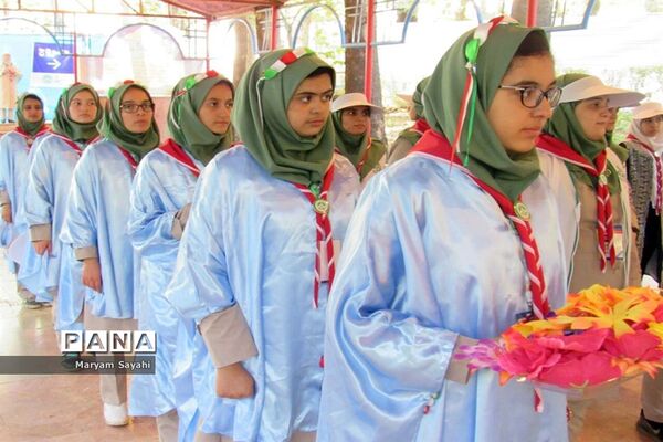 حضور پیشتازان دختر خوزستان در اردوی ملی تهران