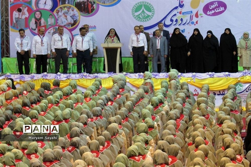 حضور پیشتازان دختر خوزستان در اردوی ملی تهران