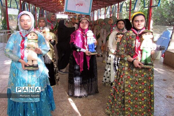 حضور پیشتازان دختر خوزستان در اردوی ملی تهران