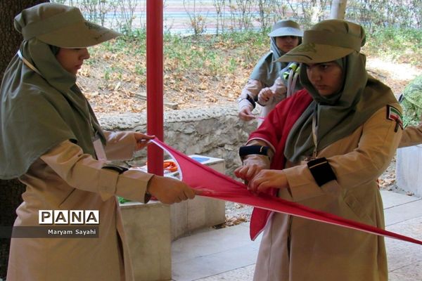 حضور پیشتازان دختر خوزستان در اردوی ملی تهران
