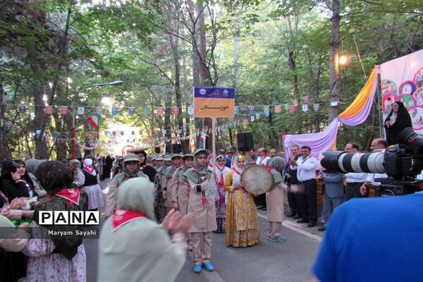 حضور پیشتازان دختر خوزستان در اردوی ملی تهران
