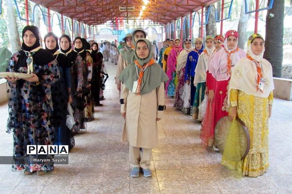 حضور پیشتازان دختر خوزستان در اردوی ملی تهران