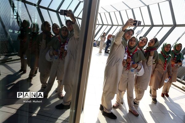 دومین روز از هشتمین اردوی ملی پیشتازان دختر