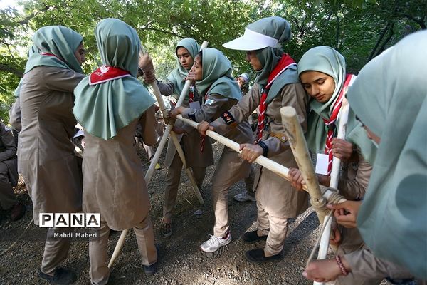 دومین روز از هشتمین اردوی ملی پیشتازان دختر