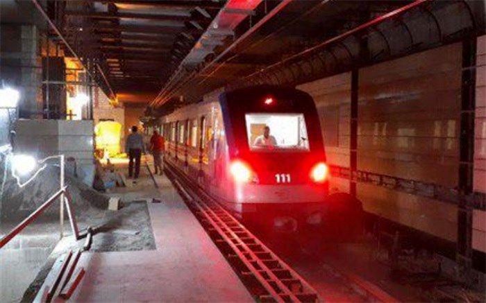 بوق قطار در عمیق ترین ایستگاه مترو تبریز به صدا در آمد