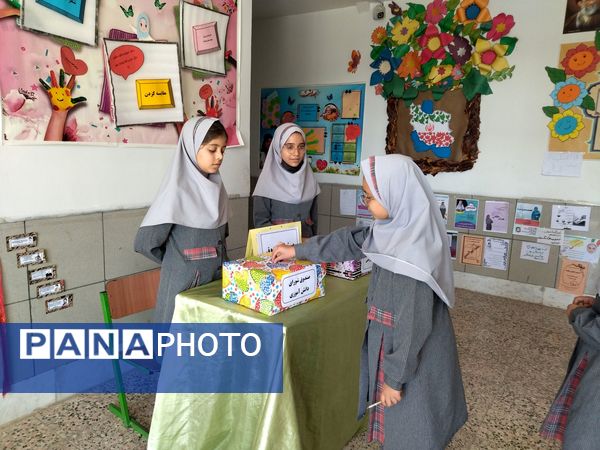 انتخابات شورای دانش‌آموزی در دبستان شهید عامل هوشمند زارچ 