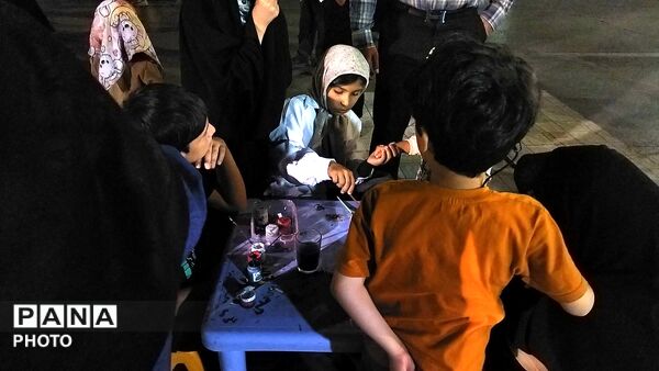 موکب بسیج دانشجویی دانشگاه فرهنگیان در نود و نهمین شب 