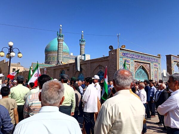 راهپیمایی بشارت نصر در کاشمر 