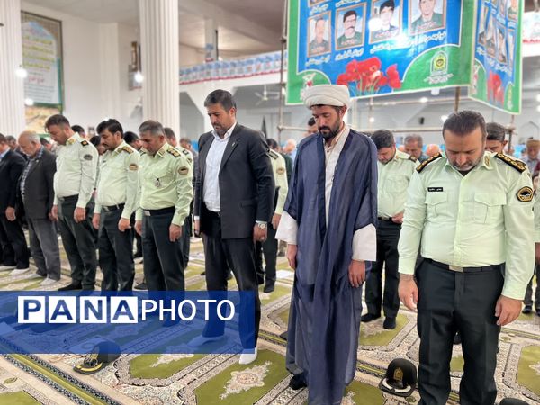 مراسم گرامیداشت هفته نیروی انتظامی در شهرستان سملقان