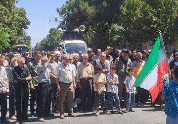 دومین راهپیمایی جمعه خشم در نیشابور 