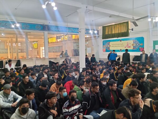 استقبال از شهید گمنام  در دبیرستان شاهد امام ابوذرغفاری 