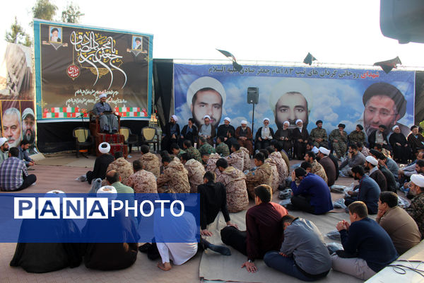 عزاداری سالروز شهادت امام جعفر صادق(ع) در تیپ 83 روحانیون رزمی تبلیغی