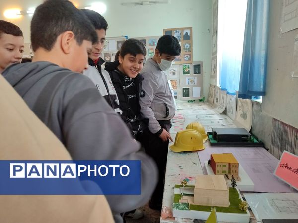 نمایشگاه ماها در هنرستان بصیرت آشخانه