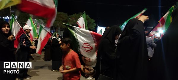 همایش عظیم وفاداری به وطن در بلوار فضل نیشابور