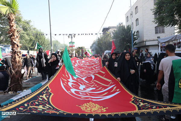 پیاده‌روی جاماندگان اربعین در تهران - 2