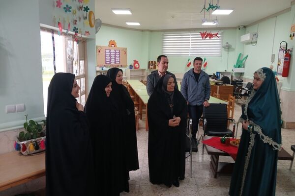 بازدید نماینده مدیر عامل کانون پرورش فکری از مراکز مستقر در گلستان 