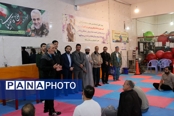 بزرگداشت پنجمین سالگرد سردار شهید سلیمانی در باشگاه ورزشی ذوالفقار قم