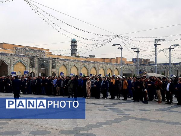 تشییع پیکر شهدای نیروی انتظامی مشهد مقدس