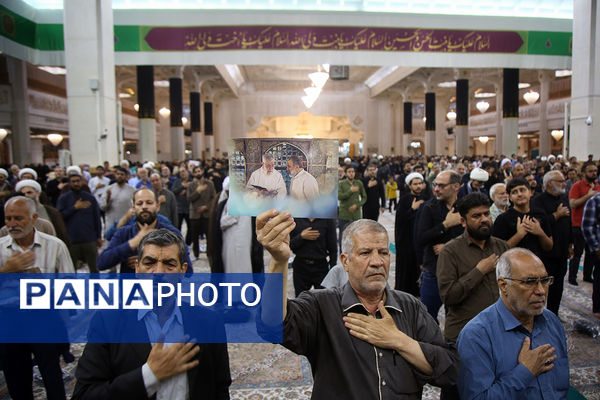مراسم بزرگداشت شهید آیت‌الله رئیسی در حرم حضرت معصومه(س)
