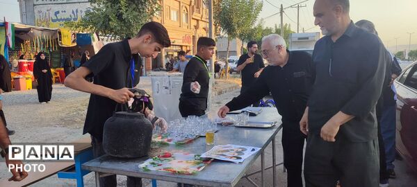 برپایی ایستگاه صلواتی آموزش و پرورش شهرستان سملقان 
