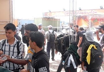 موکب سازمان دانش آموزی استان ایلام در پایانه مرزی مهران دایر شد 