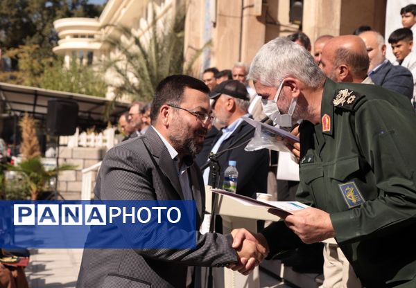 صبحگاه مشترک بسیج فرهنگیان اداره‌‌کل آموزش و پرورش شهر تهران 