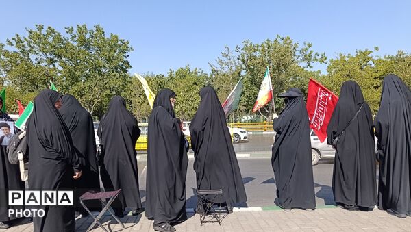 حضور مردم و دانشجویان مشهد در رزمایش «جان‌فدایان مشهدی»