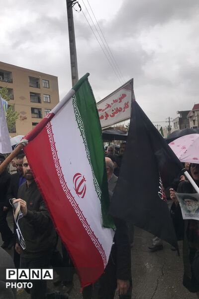 حضور مردم صدرا در راهپیمایی روز قدس