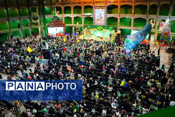 اجتماع عظیم سربازان کوچک صاحب الزمان(عج) یزد