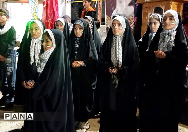 حضور مردم شهرستان مانه در مراسم چهلم کودکان جان‌باخته میناب