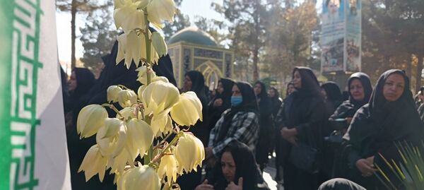 مراسم تشییع پیکر جانباز شهید علی فتح آبادی