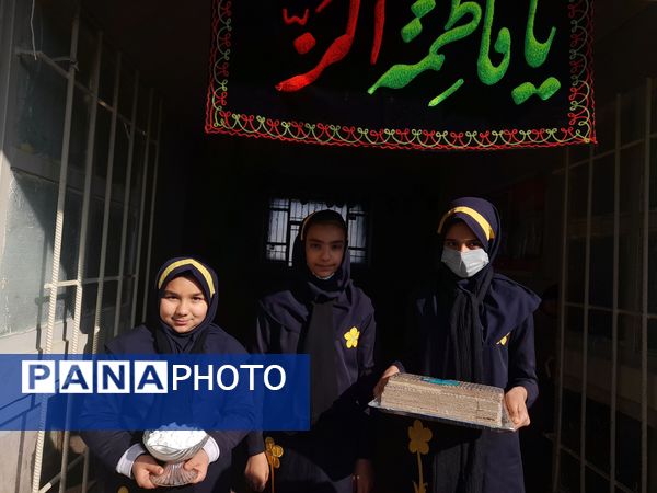 مراسم شهادت حضرت زهرا در دبستان شهید فیاض‌بخش ناحیه ۵ مشهد