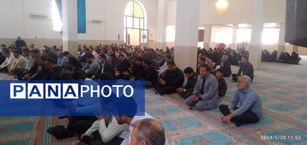 مراسم عزاداری شهادت رئیس جمهوری و هیات همراه در ایلام