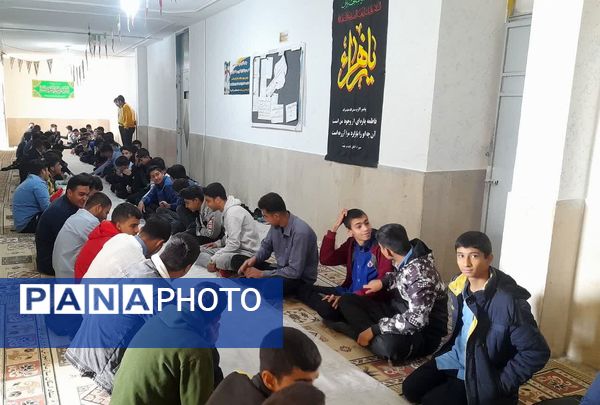 مراسم دهه فاطمیه در هنرستان خوارزمی 