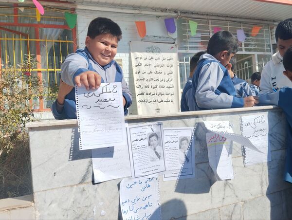 انتخابات شورای دانش آموزی در مدرسه زرتاش خلیل آباد