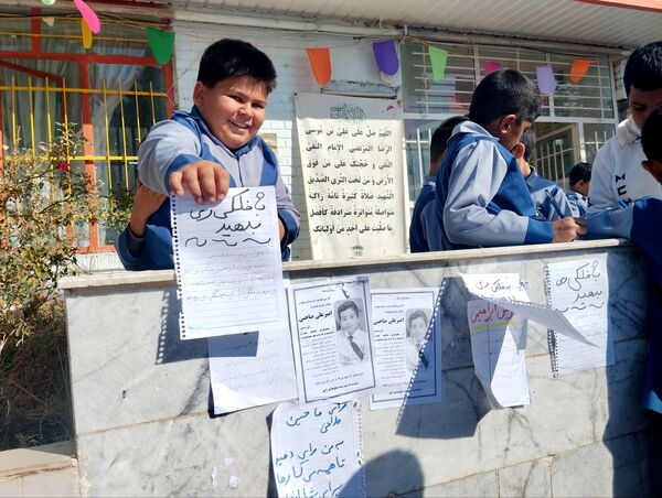 انتخابات شورای دانش آموزی در مدرسه زرتاش خلیل آباد