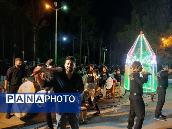 مراسم عزاداری شب عاشورا در پایگاه هوایی شهید دوران شیراز