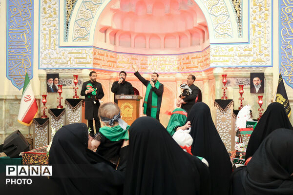 آیین معنوی «شیرخوارگان حسینی» در حرم مطهر رضوی