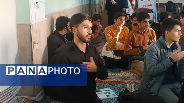 برگزاری زیارت عاشورا در دبیرستان شاهد ابوذر غفاری نیشابور در  اولین هفته  آذر ماه 