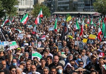 مراسم شاد پیمایی عید غدیر و اجتماع مردم شهر شیراز 