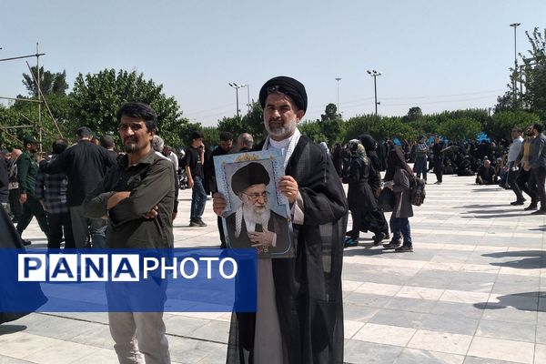 شهرستان دماوند، غرق در عطر یاد امام بود