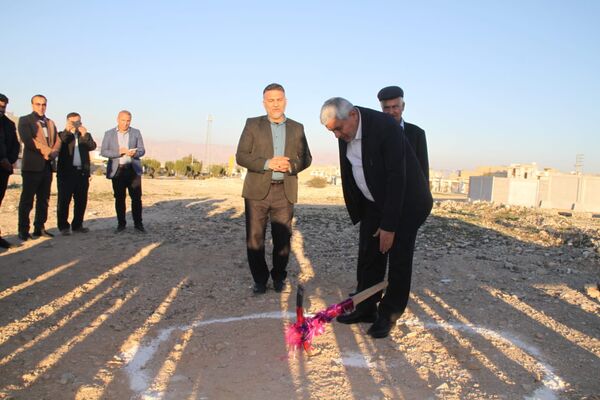 برگزاری آیین کلنگ زنی2 پروژه خیر ساز در شهرستان بهبهان